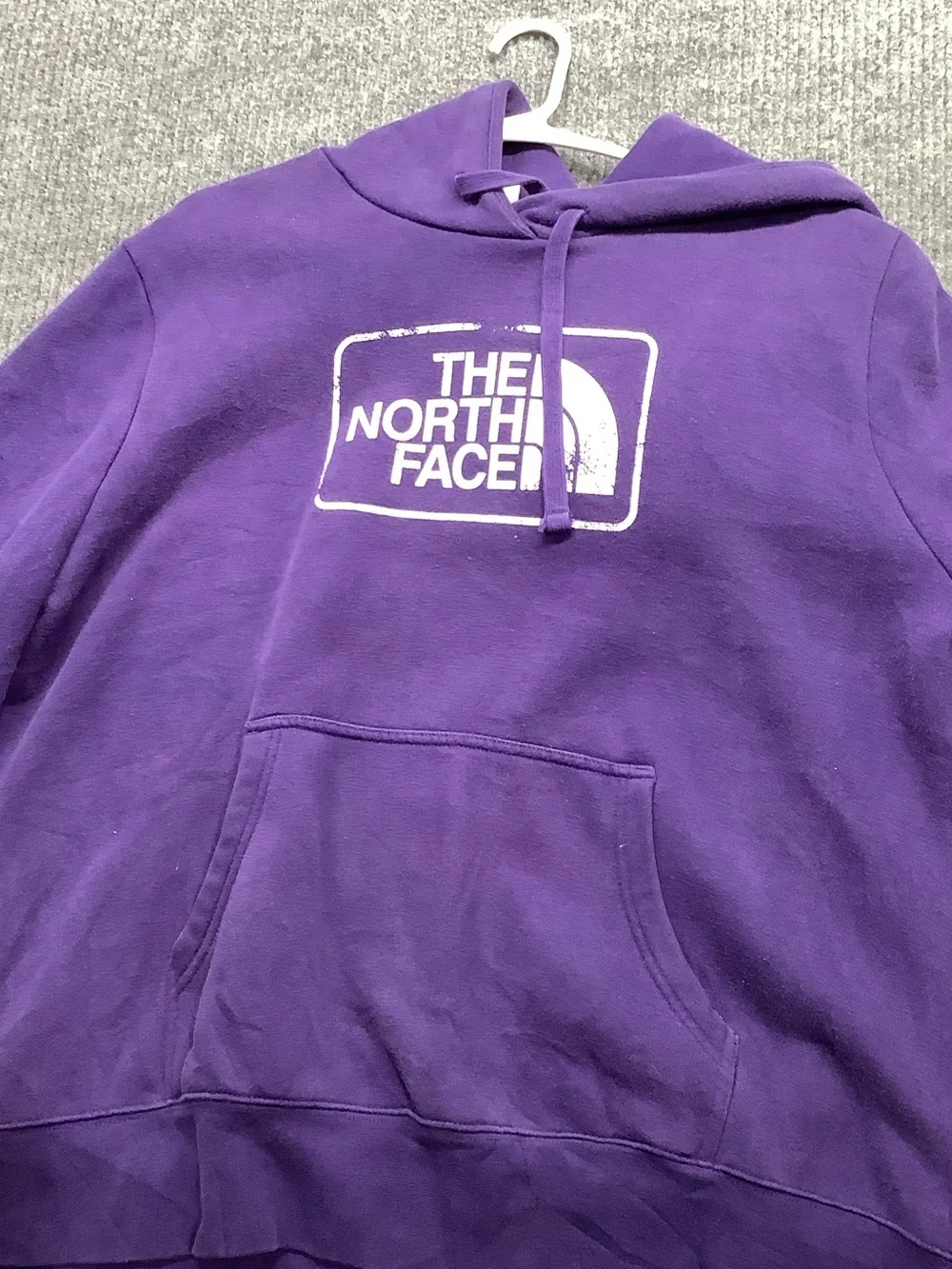 The North Face Purple Logo Crewneck Sweatshirt